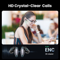 UGREEN – écouteurs sans fil HiTune X6, Bluetooth 5.1, TWS, ANC 35db, hybride, annulation de bruit actif.